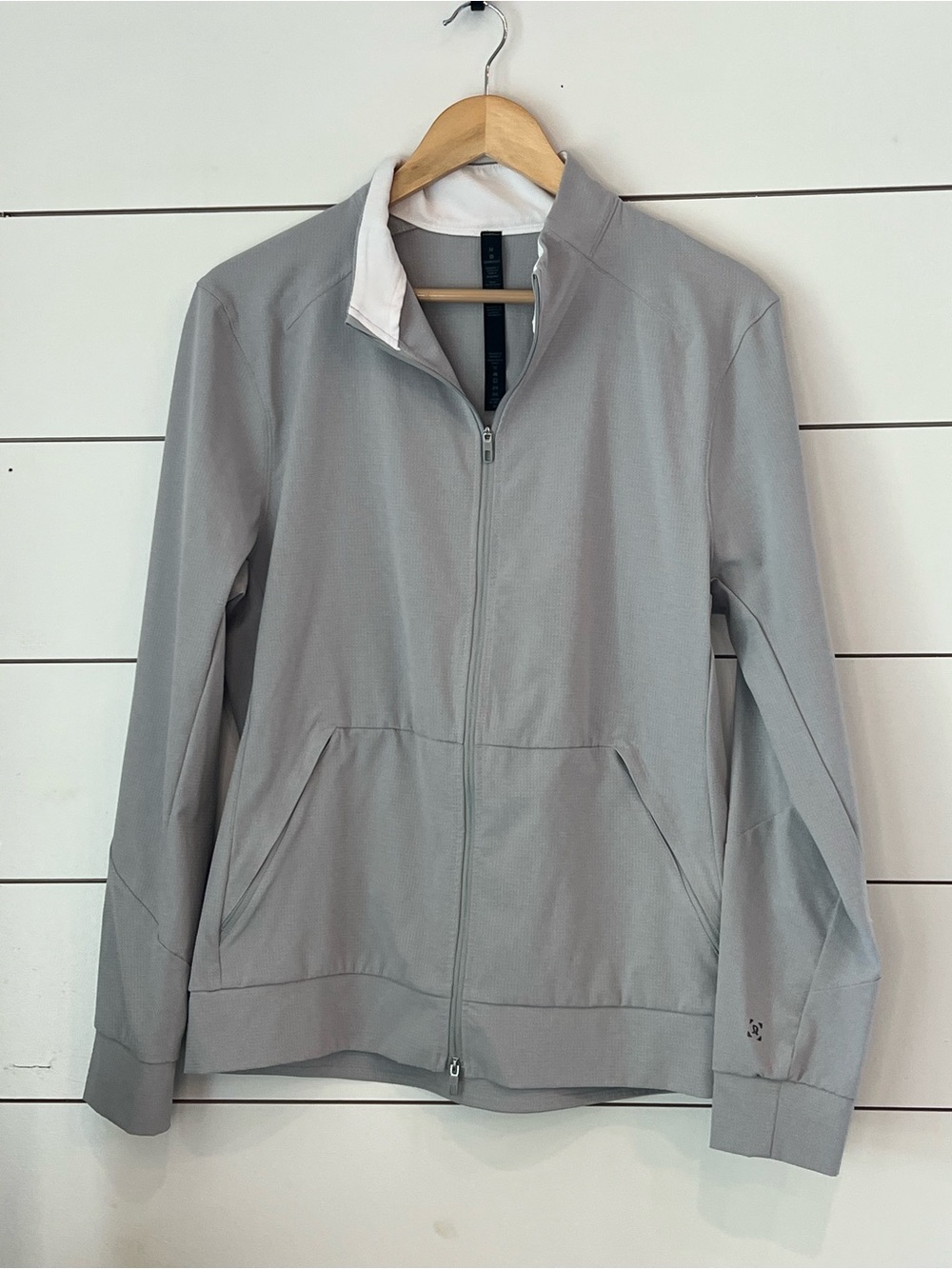 lululemon athletica men’s Gray Airing Easy Full-Zip Jacket /athleisure/ active